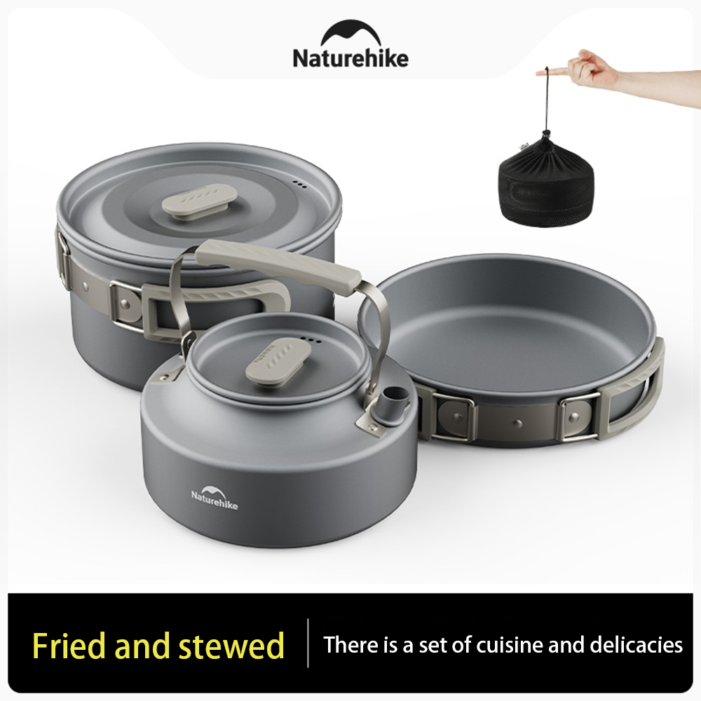 Naturehike Outdoor Pot Set,Cam - Camp Cooking Set บทวิจารณ์และราคา