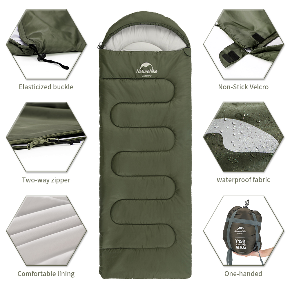 Naturehike Y150 Sleeping Bags  - Ultralight Sleeping Bag บทวิจารณ์และราคา