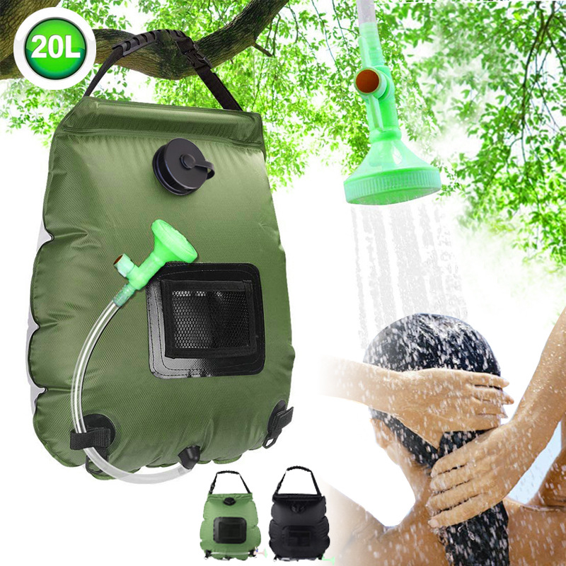 Camping Shower Bag 20L Solar H - Outdoor Camping Hot Water Shower บทวิจารณ์และราคา