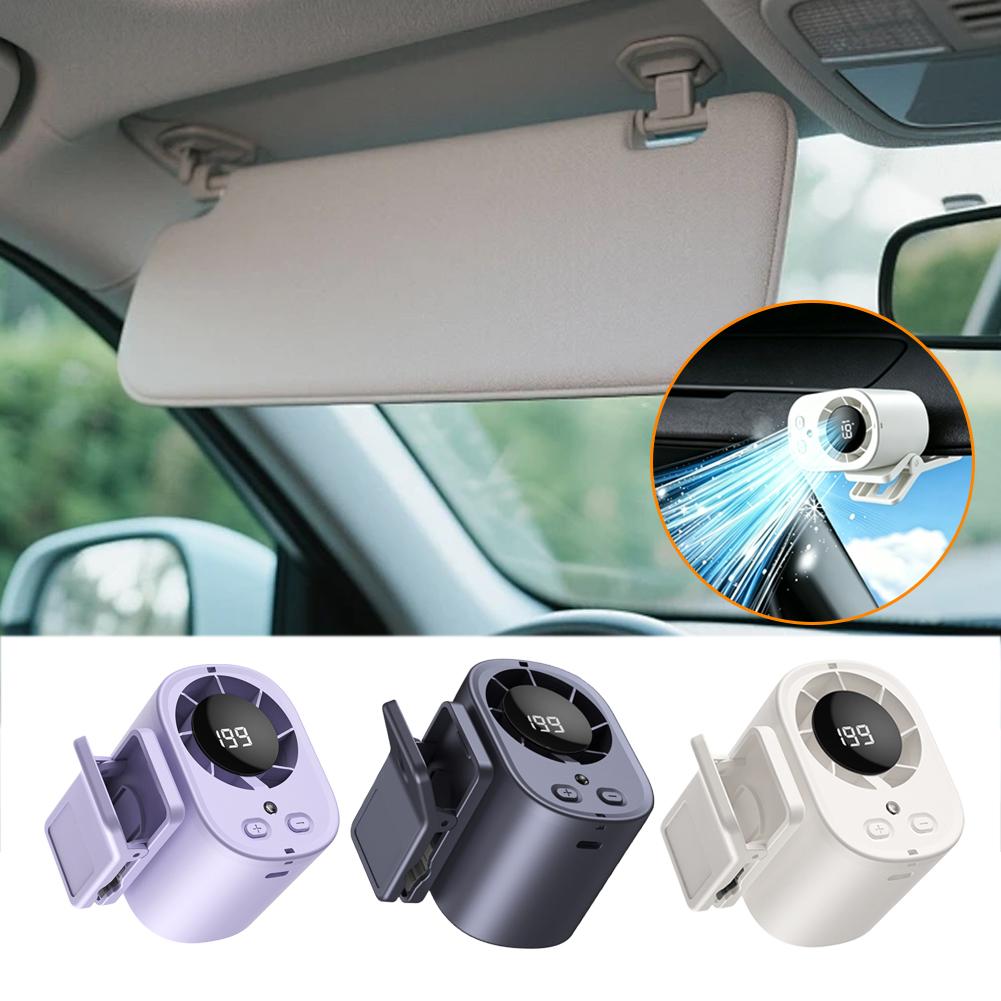 Portable Clip-On Fan with LED  - Outdoor Camping Vehicle บทวิจารณ์และราคา
