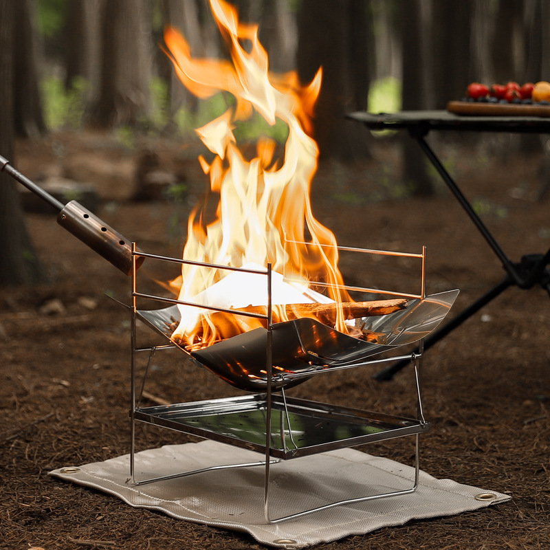 Wood Burning Camping Stove Por - Outdoor Camping Fire Pit บทวิจารณ์และราคา