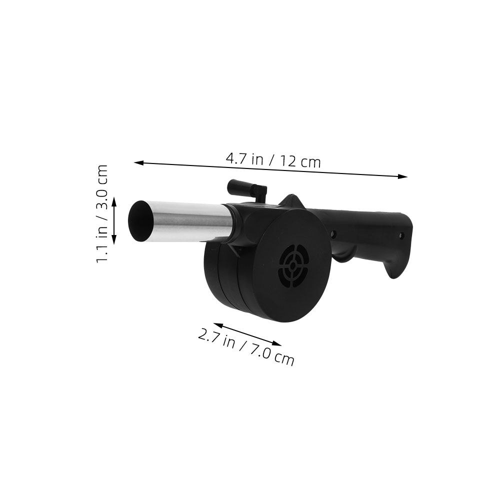 Manual Blower Black Hand Crank - Outdoor Camping Fire Pit บทวิจารณ์และราคา